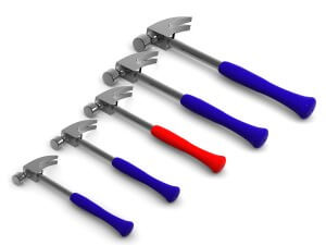 bigstockphoto_Five_Hammers__D_1708701