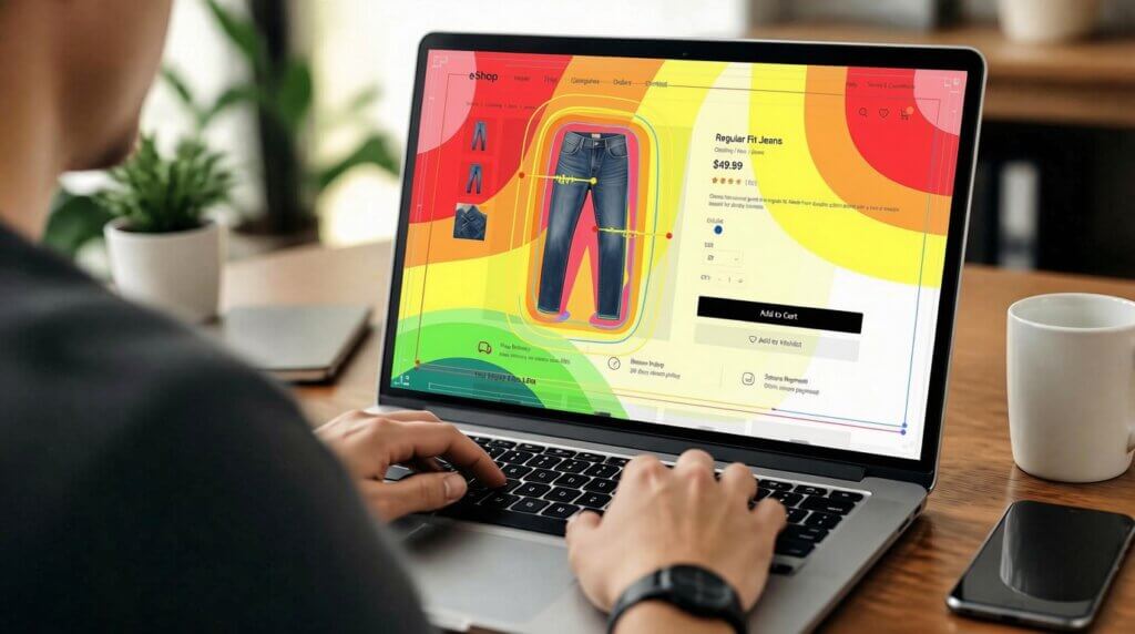 heat map UX Research concept